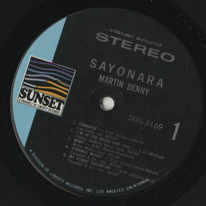 Martin Denny / マーチン・デニー / Sayonara (SUS-5169)