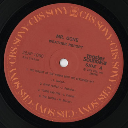 Weather Report - Mr. Gone (25AP1060) LP 1978 JPN CBS SONY / Mastersounds｜中古LP
