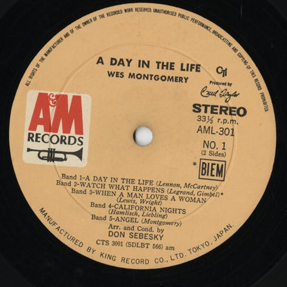 Wes Montgomery / ウェス・モンゴメリー / A Day In The Life (AML 301)