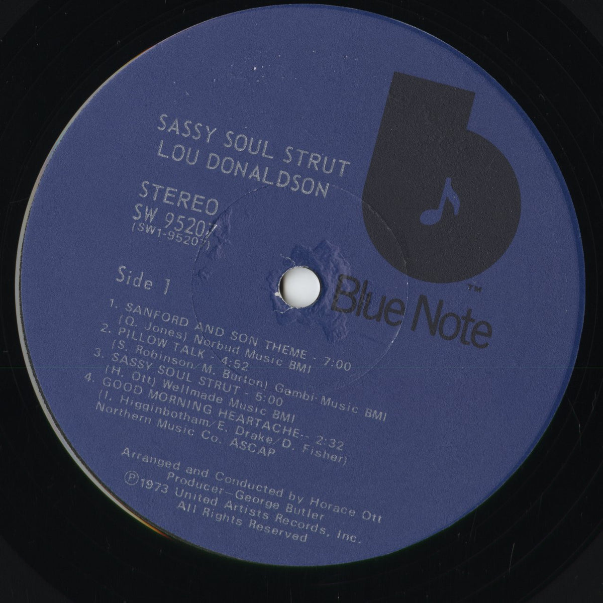 Lou Donaldson - Sassy Soul Strut (SW 95207) 1973 US Blue Note｜中古LP
