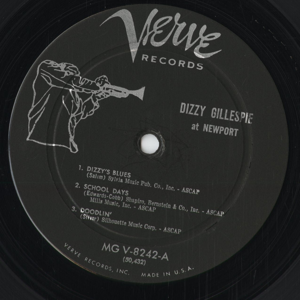 Dizzy Gillespie - At Newport (MG V-8242) 1961 US Verve｜中古LP