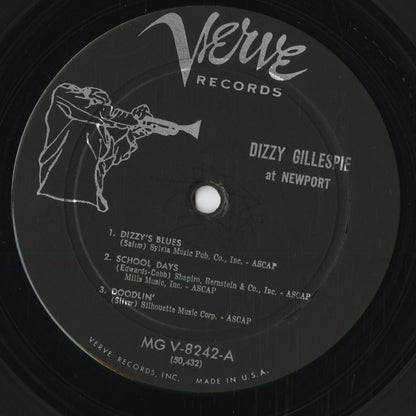 Dizzy Gillespie - At Newport (MG V-8242) 1961 US Verve｜中古LP