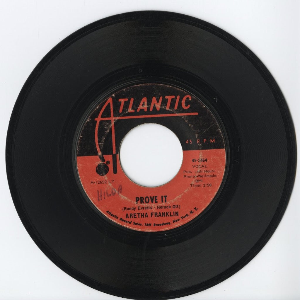Aretha Franklin / アレサ・フランクリン - Chain Of Fools / Prove It -7 (45-2464)