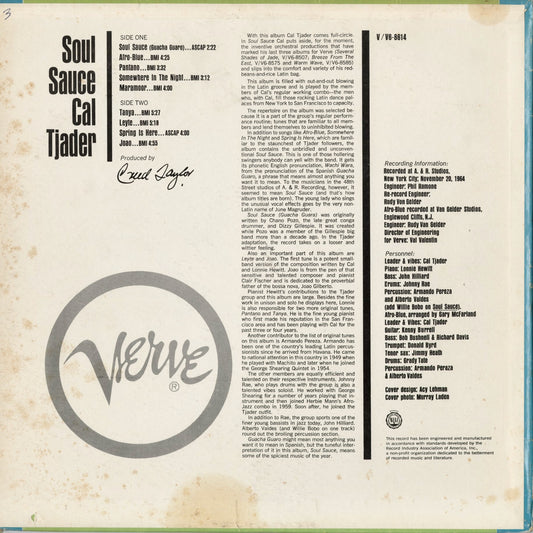 Cal Tjader - Soul Sauce (V6-8614) 1965 US Verve｜中古LP