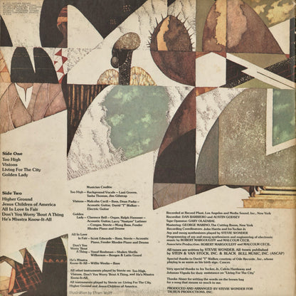 Stevie Wonder - Innervisions (T 326L) 1973 US Tamla｜中古LP