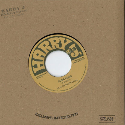 Lloyd Robinson / ロイド・ロビンソン / Cuss Cuss  -7 (500 - Numberd Limited Edition)