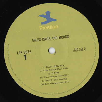 Miles Davis - Miles Davis And Horns (LPR-8876) LP 1973 JPN Prestige｜中古LP