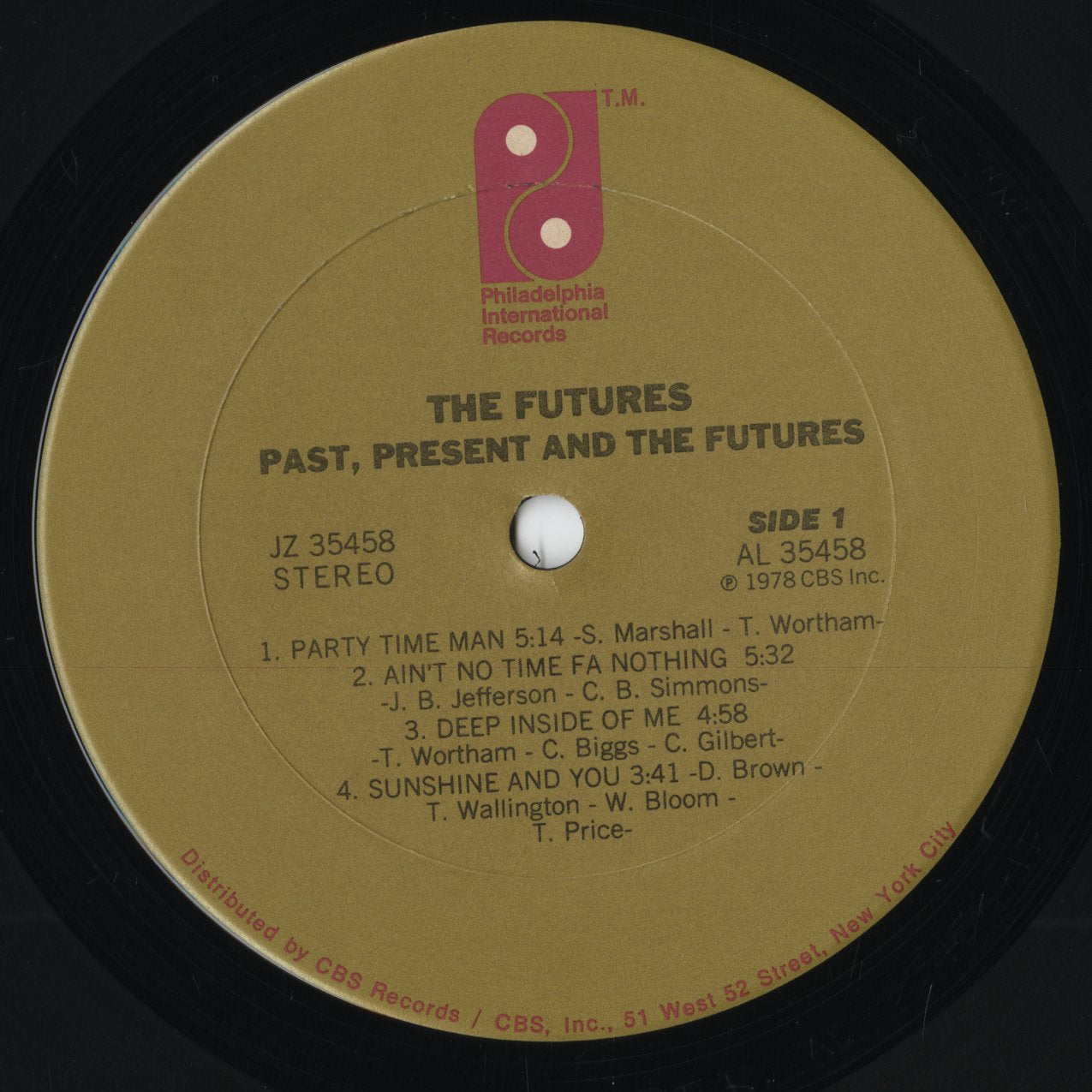 The Futures - Past, Present And The Futures (JZ 35458) 1978 US Philadelphia International Records｜中古LP