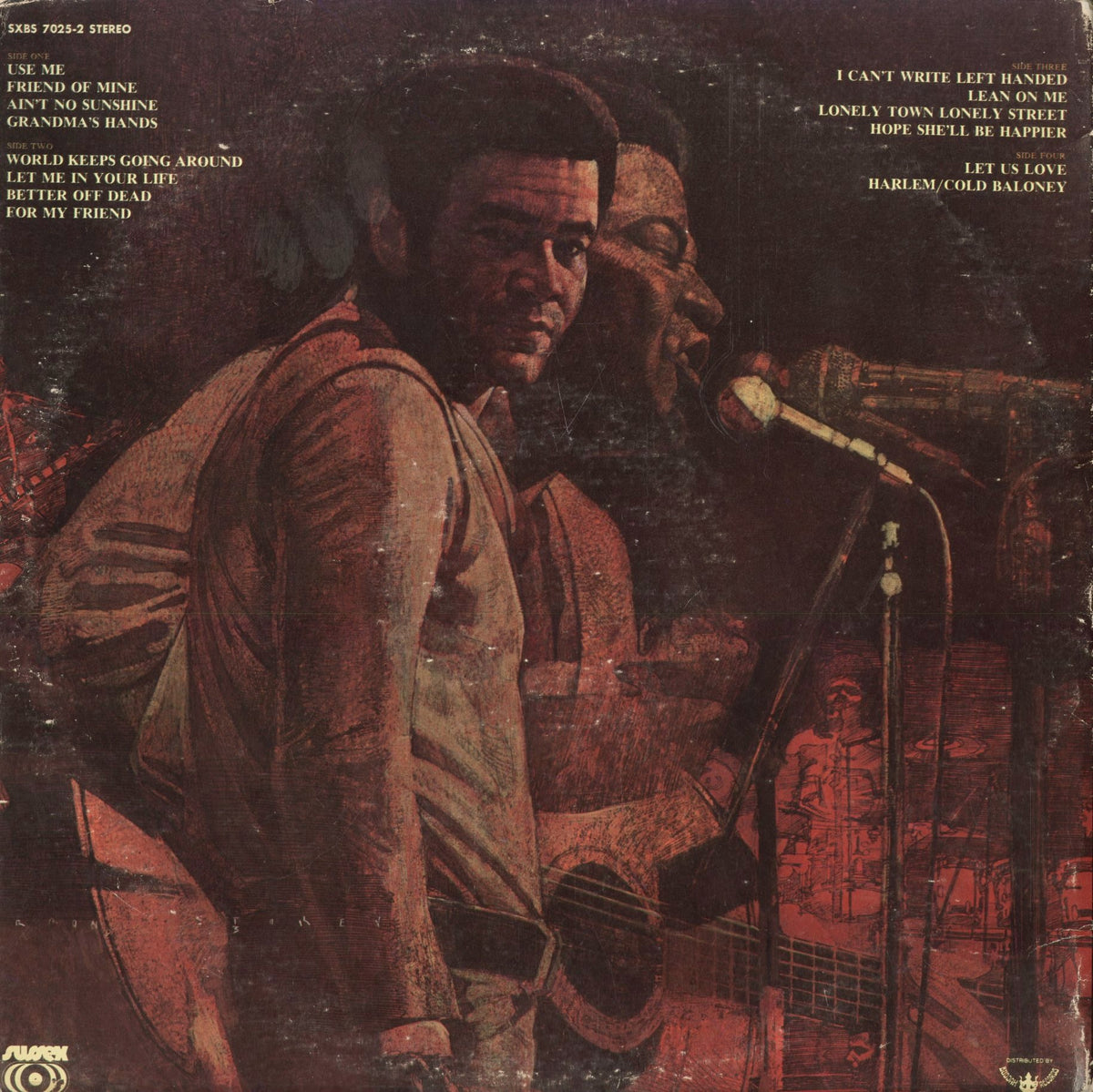 Bill Withers - Live At Carnegie Hall (SXBS 7025-2) 1973 US Sussex｜中古2LP