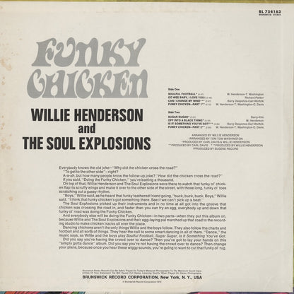 Willie Henderson And The Soul Explosions / ウィリー・ヘンダーソン / Funky Chicken (BL 754163)
