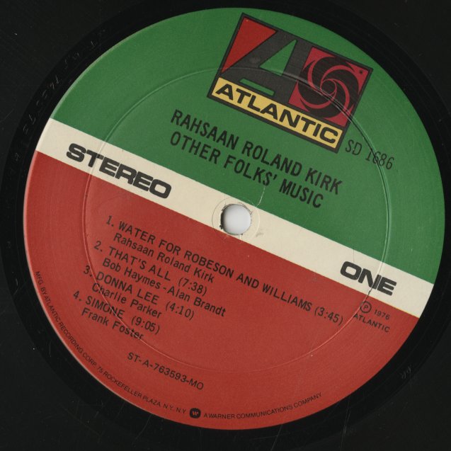 Roland Kirk / ローランド・カーク / Other Folks' Music (SD 1686)