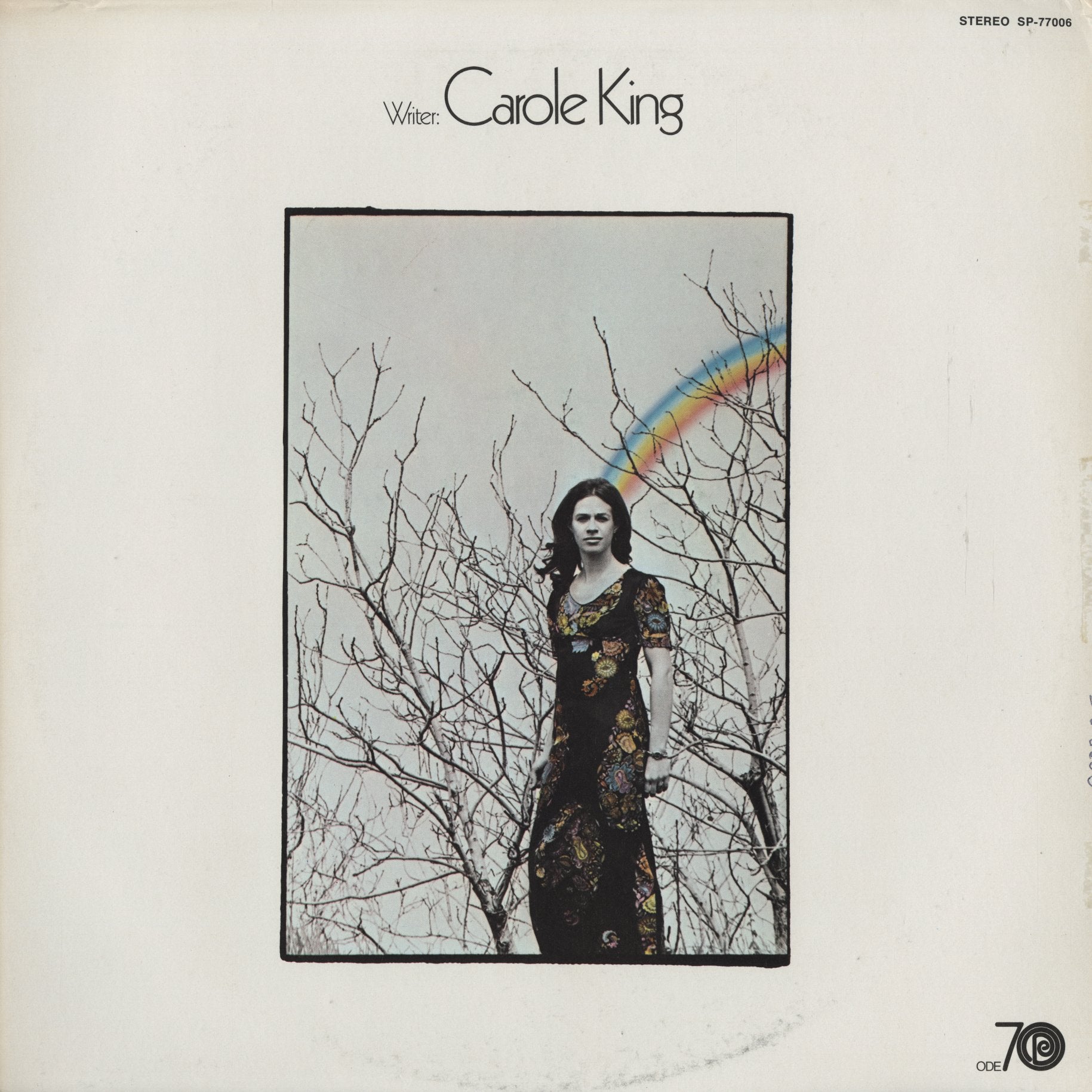 Carole King - Writer : Carole King (SP-77006) 1970 US Ode｜中古LP キャロル・キング