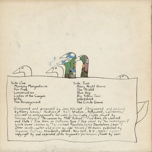 Joni Mitchell - Ladies Of The Canyon (RS 6376) 1970 US Reprise｜中古LP