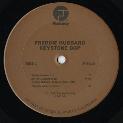 Freddie Hubbard - Keytone Bop (F-9615) LP 1982 US Fantasy｜中古LP