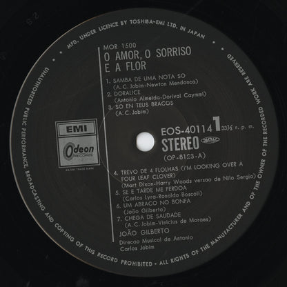 Joao Gilberto / ジョアン・ジルベルト / O Amor, O Sorriso E A Flor (EOS-40114)
