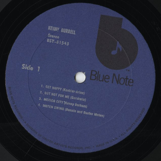 Kenny Burrell / ケニー・バレル / Kenny Burrell (1956) (BST81543) US Blue Note - UA Blue Lbl.