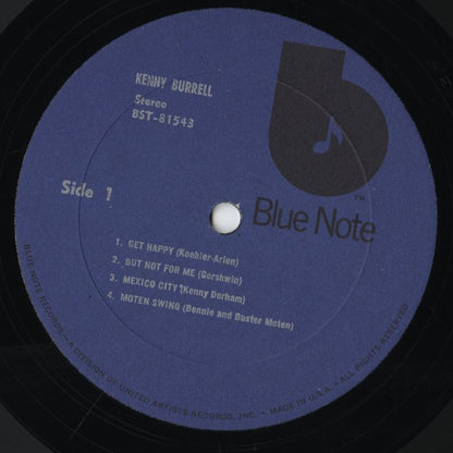 Kenny Burrell / ケニー・バレル / Kenny Burrell (1956) (BST81543) US Blue Note - UA Blue Lbl.