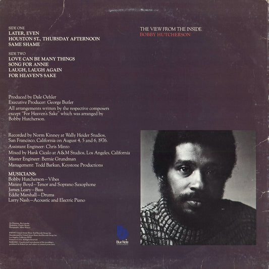 Bobby Hutcherson - The View From The Inside (BN-LA710-G) 1977 US Blue Note｜中古LP