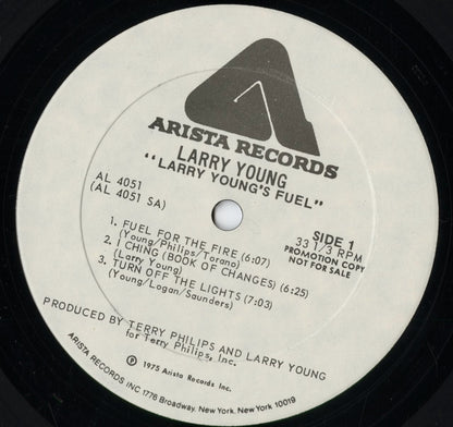 Larry Young - Larry Young's Fuel (AL 4051) 1975 US Arista｜中古LP