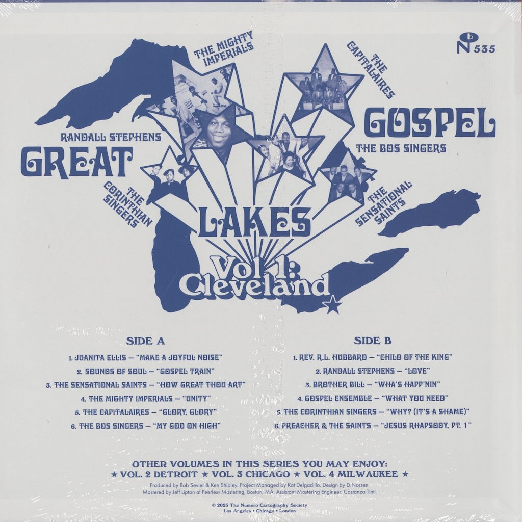 V.A. / Great Lakes Gospel - Vol. 1 : Cleveland (N535) Numero Group back