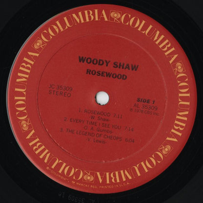 Woody Shaw - Rosewood (JC35309) LP 1978 US Columbia｜中古LP