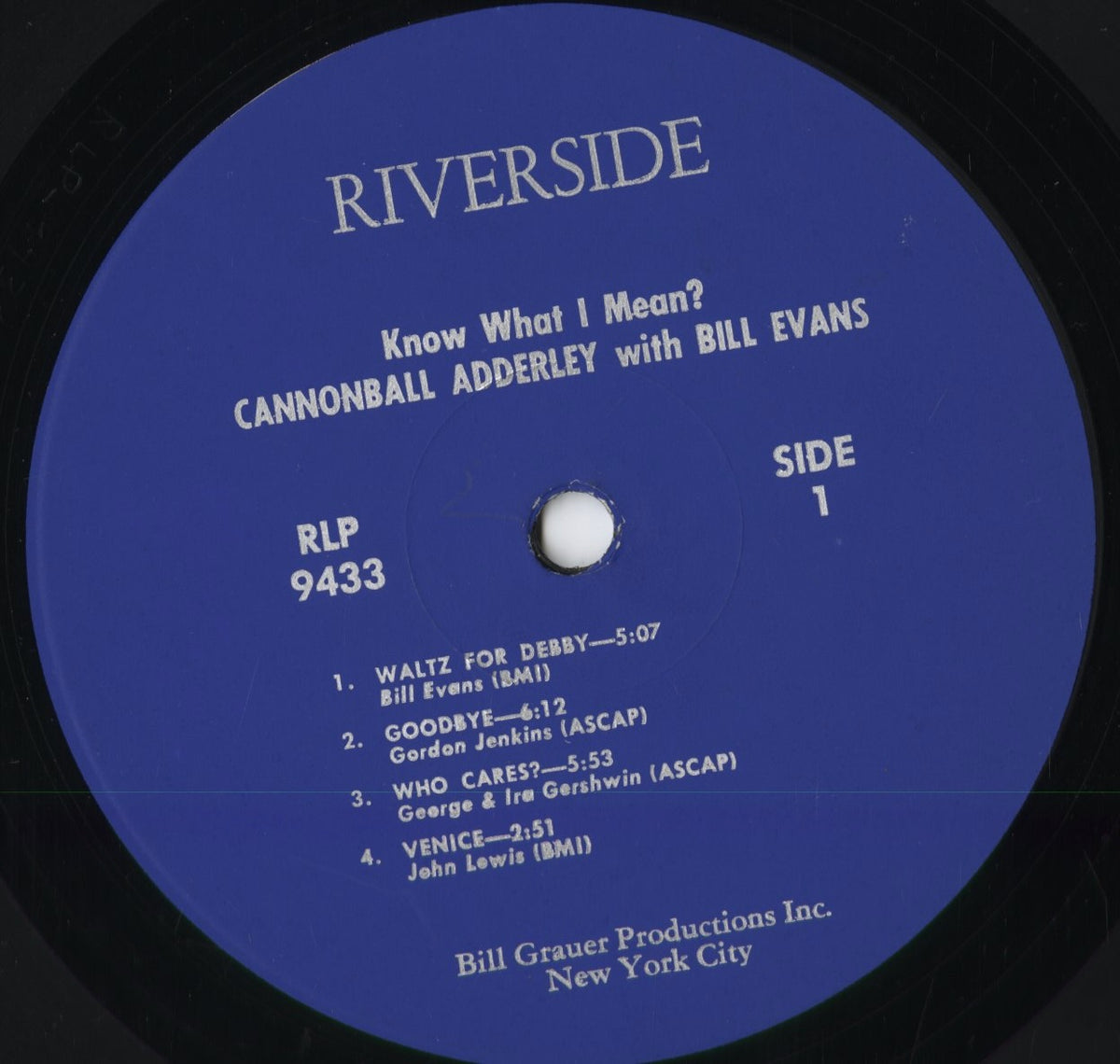 Cannonball Adderley - Know What I Mean? (RLP 9433) 1966 US Riverside｜中古LP
