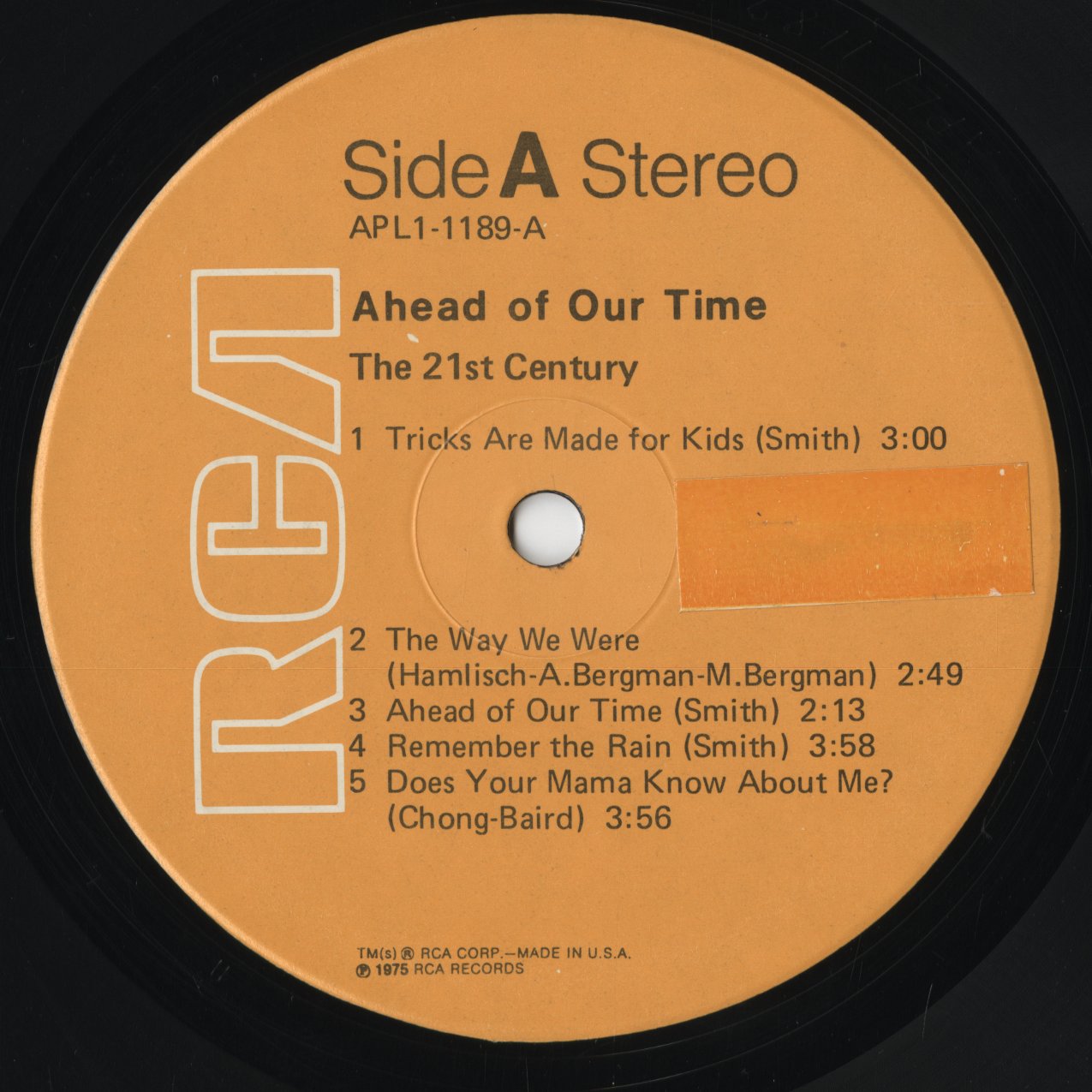 21st Century - Ahead Of Our Time (APL1-1189) 1975 US RCA｜中古LP