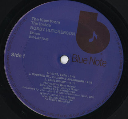 Bobby Hutcherson - The View From The Inside (BN-LA710-G) 1977 US Blue Note｜中古LP