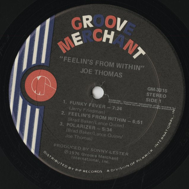 Joe Thomas / ジョー・トーマス / Feelin's From Within (GM3315)