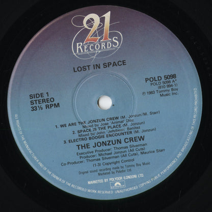 Jonzun Crew - Lost In Space (POLD5098) 1983 UK 21 Records｜中古LP