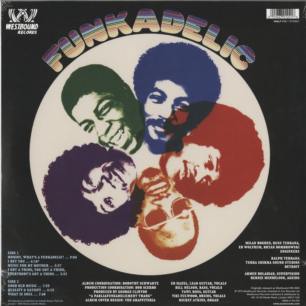Funkadelic - Funkadelic (1970) (HIQLP076) 2020 UK Westbound｜新品LP 