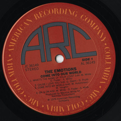 The Emotions - Come Into Our World (JC 36149) 1979 US Columbia｜中古LP