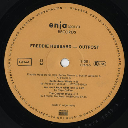 Freddie Hubbard - Outpost (enja 3095) LP 1981 GER enja｜中古LP
