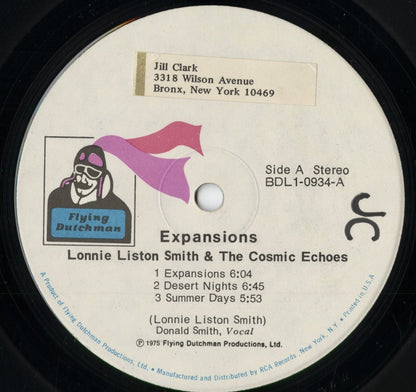 Lonnie Liston Smith - Expansions (BDL1-0934) 1975 US Flying Dutchman｜中古LP