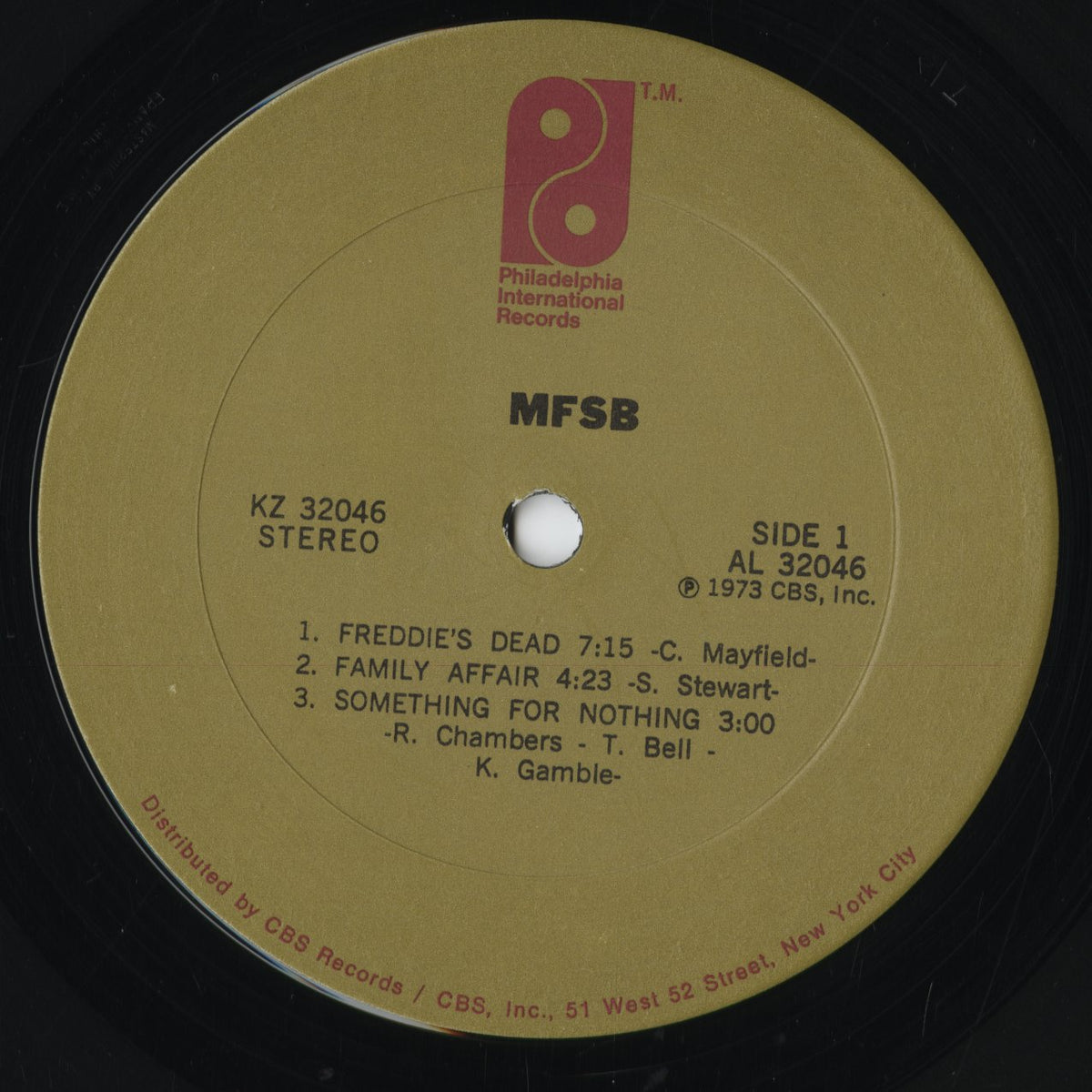 MFSB - MFSB (KZ32046) 1973 US Philadelphia International｜中古LP
