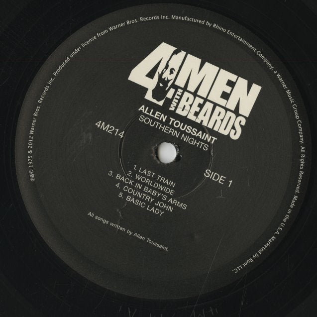 Allen Toussaint / アラン・トゥーサン / Southern Nights - 180g (4m214)