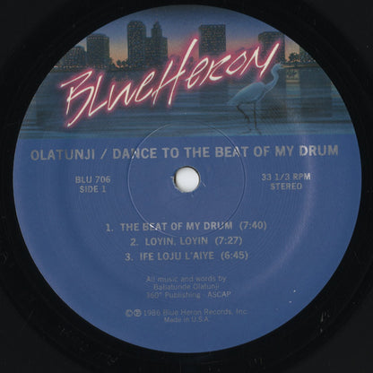 Babatunde Olatunji - Dance To The Beat Of My Drum (BLU 706) LP 1986 US Blue Heron｜中古LP