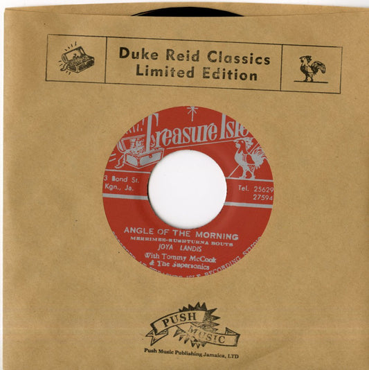 Joya Landis - Angle Of The Morning / Your Love Is All Over Me -7 (T036) Treasure Isle