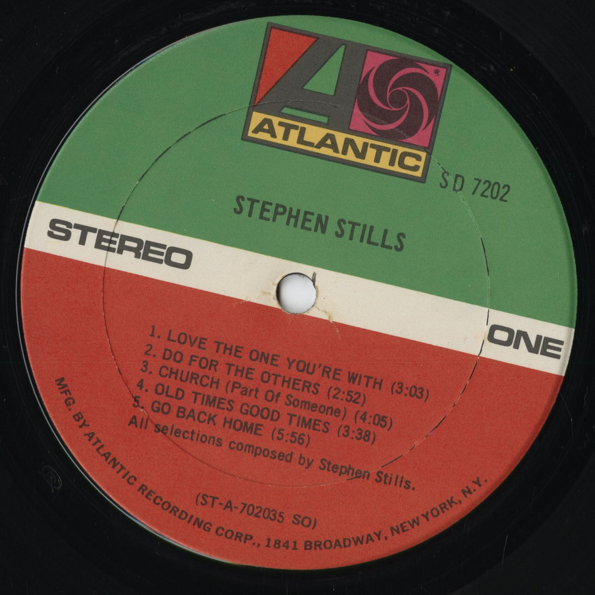 Stephen Stills - Stephen Stills (SD 7202) 1976 US Atlantic｜中古LP