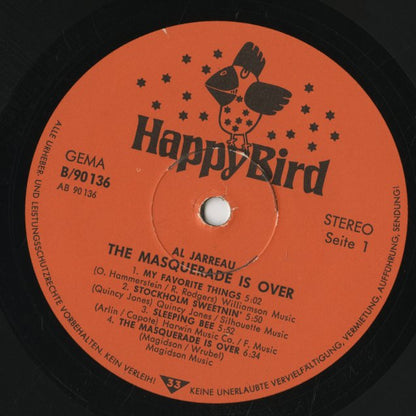 Al Jarreau / アル・ジャロウ / The Masquerade Is Over (B/90 136)