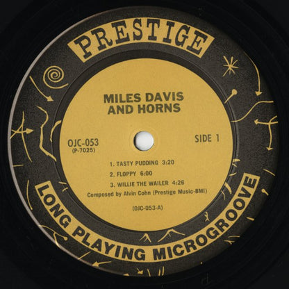 Miles Davis / マイルス・デイヴィス / Miles Davis And Horns (OJC-053)