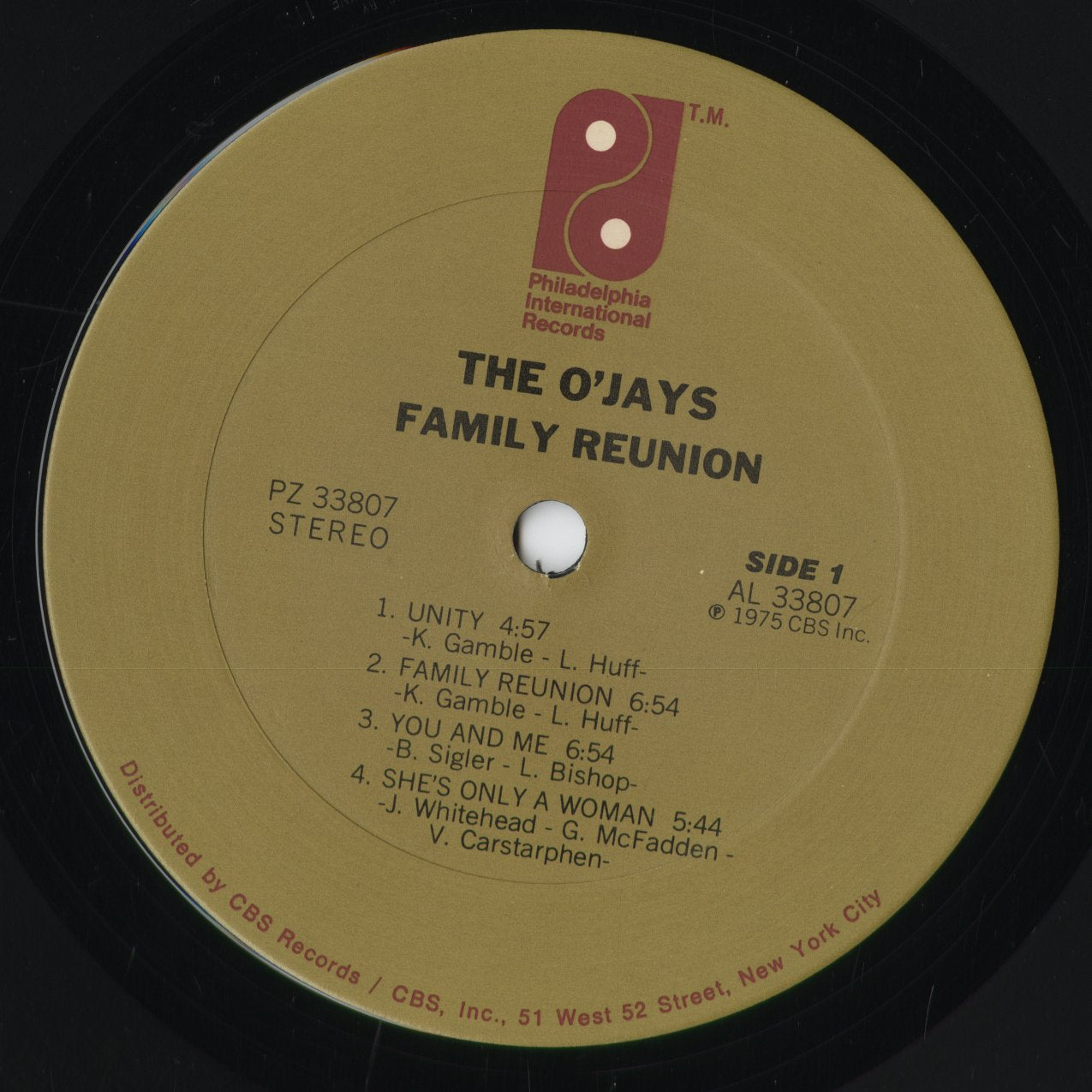 The O'Jays - Family Reunion (PZ 33807) 1975 US Philadelphia International｜中古LP