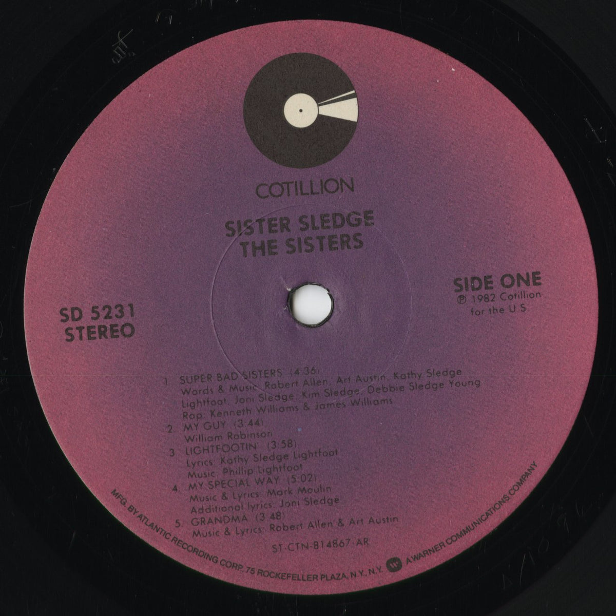 Sister Sledge - The Sisters (SD 5231) 1982 US Cotillion｜中古LP