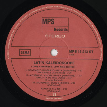The Kenny Clarke Francy Boland Big Band - Latin Kaleidoscope (15 213ST) LP 1969 GER MPS Records ｜中古LP