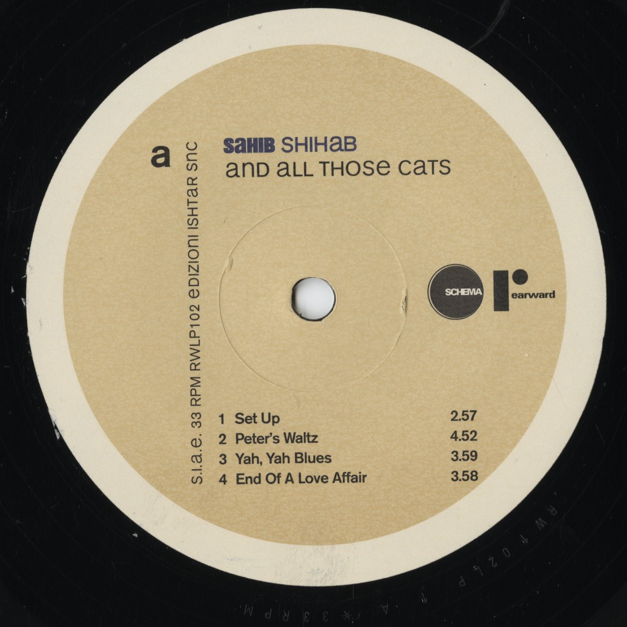 Sahib Shihab - And All Those Cats (RW102 2LP) LP 1997 ITA Rearward｜中古LP