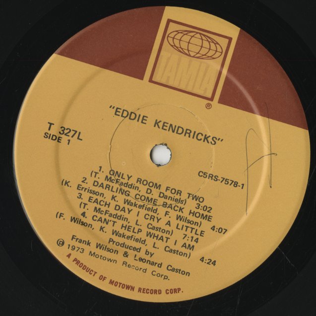 Eddie Kendricks / エディ・ケンドリクス (1973) (T 327L)