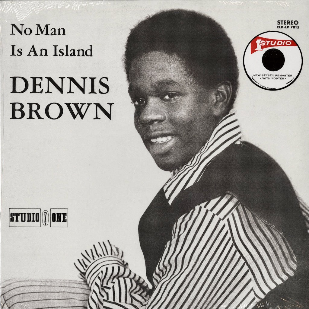 Dennis Brown - No Man Is An Island (SLD-LP 7015) Studio One Reggae 
