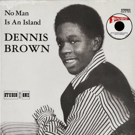 Dennis Brown - No Man Is An Island (SLD-LP 7015) Studio One Reggae 
