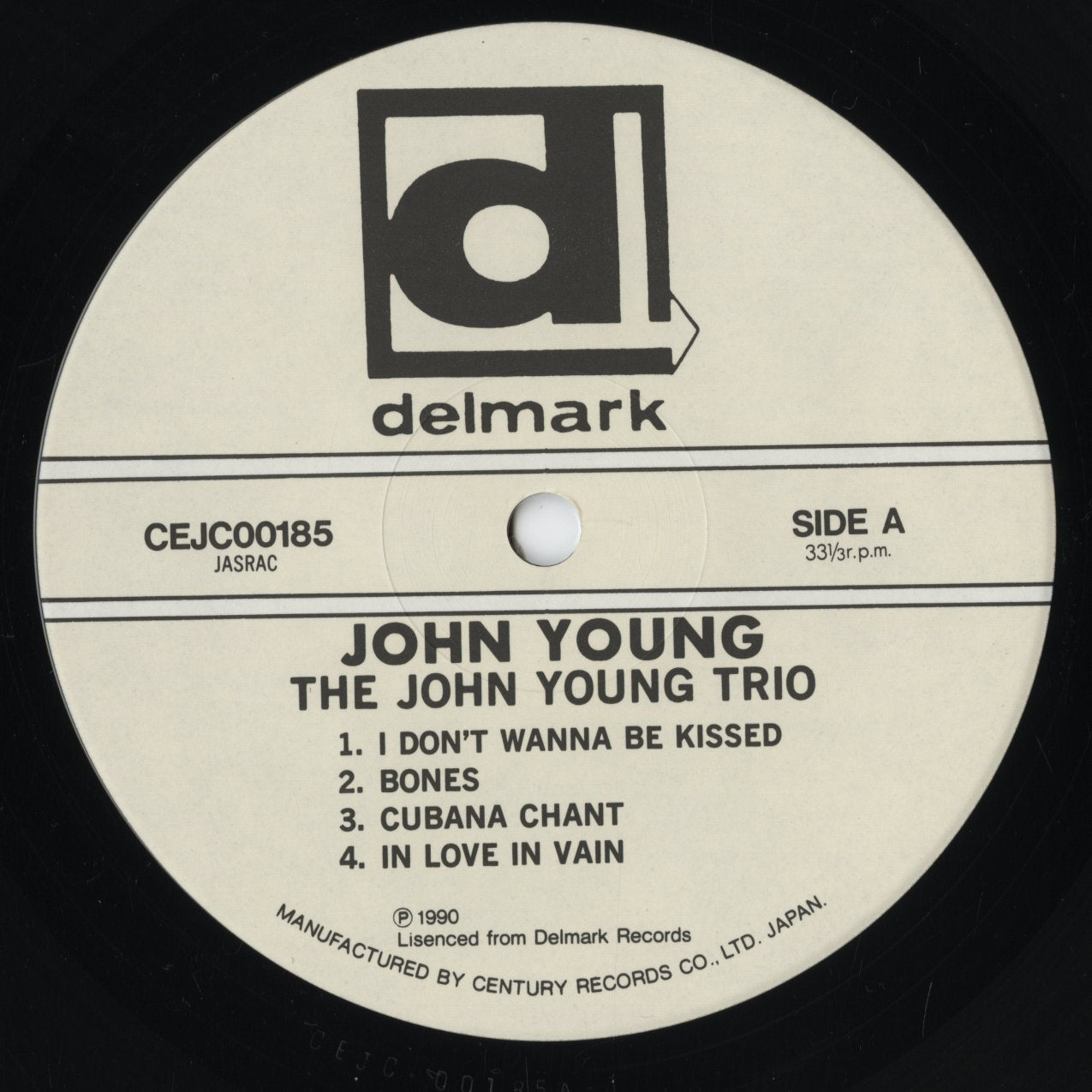 The John Young Trio - The John Young Trio (CEJC00185) 1990 JPN Delmark｜中古LP