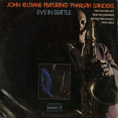 John Coltrane Featuring Pharoah Sanders - Live In Seattle (AS-9202-2) 1971 US Impulse｜中古LP